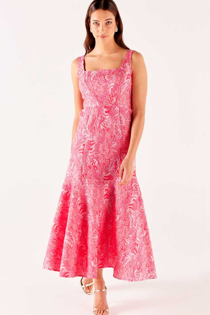 Everlasting Blossom Dress n Cape Set