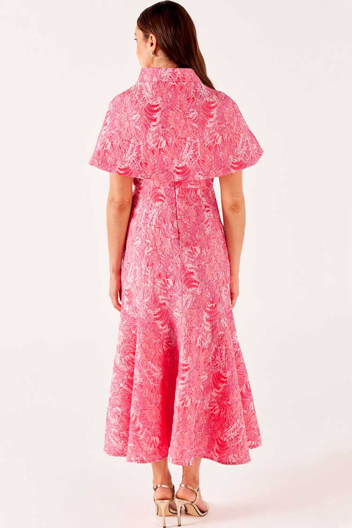 Everlasting Blossom Dress n Cape Set