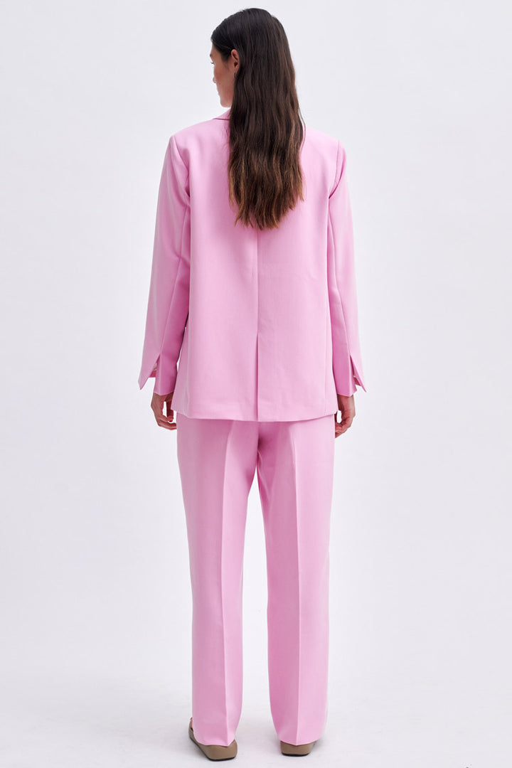 Evie Classic Blazer in Begonia Pink | FINAL SALE