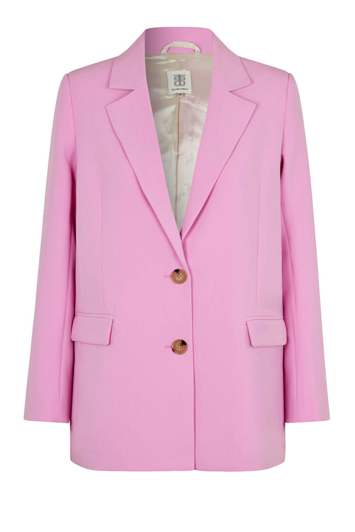 Evie Classic Blazer in Begonia Pink | FINAL SALE