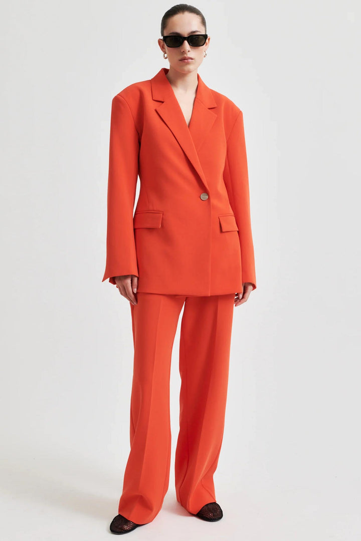 Evie Classic Trousers in Poinciana