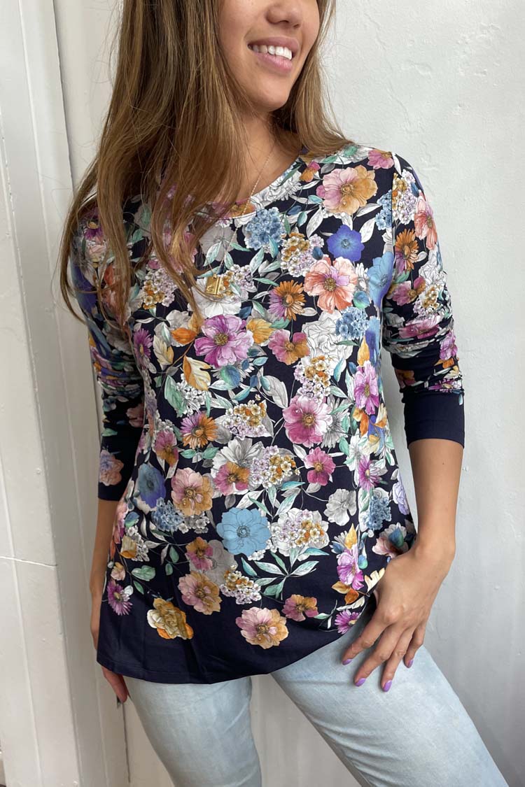 Fall Dance Fav LS Crew Neck Swing Tee