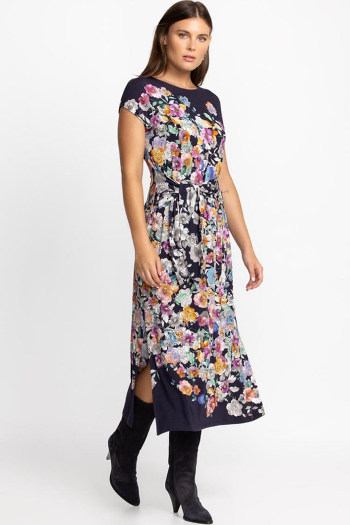 Fall Dance Tie Front Knit Dress