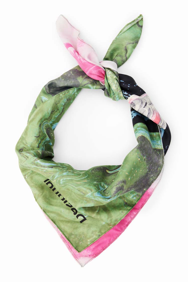 Fantasy Printed Square Scarf | FINAL SALE