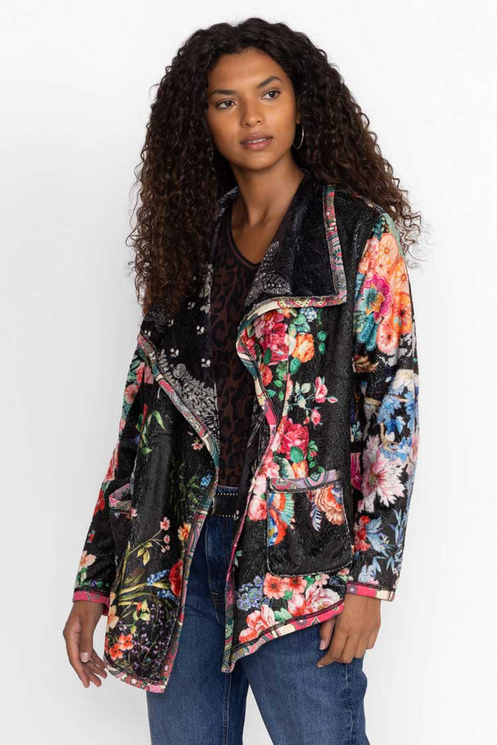 Farfalla Reversible Joan Wrap Sherpa Jacket