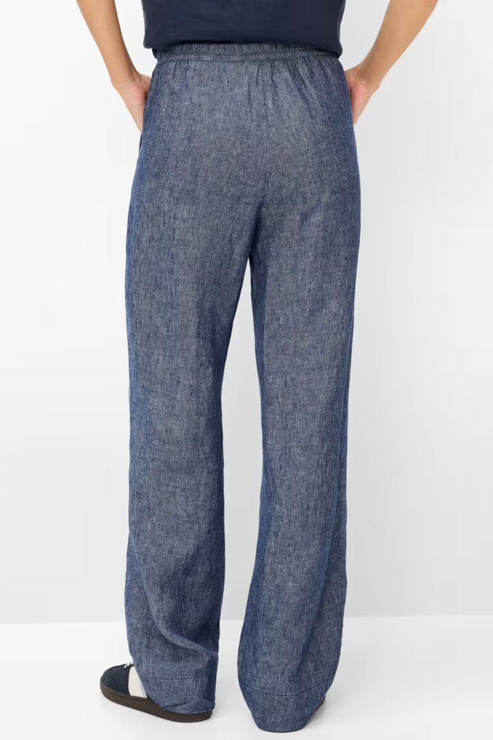 Farina Wide Leg Pant in Indigo Mood