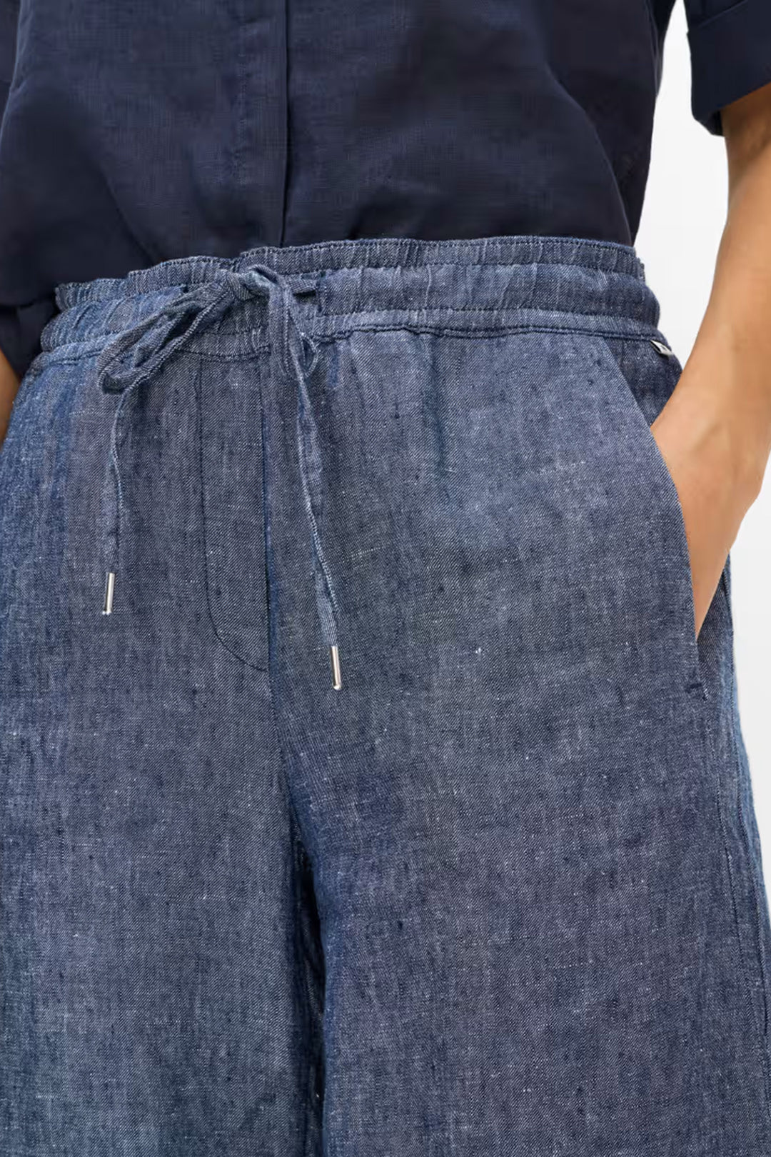 Farina Wide Leg Pant in Indigo Mood