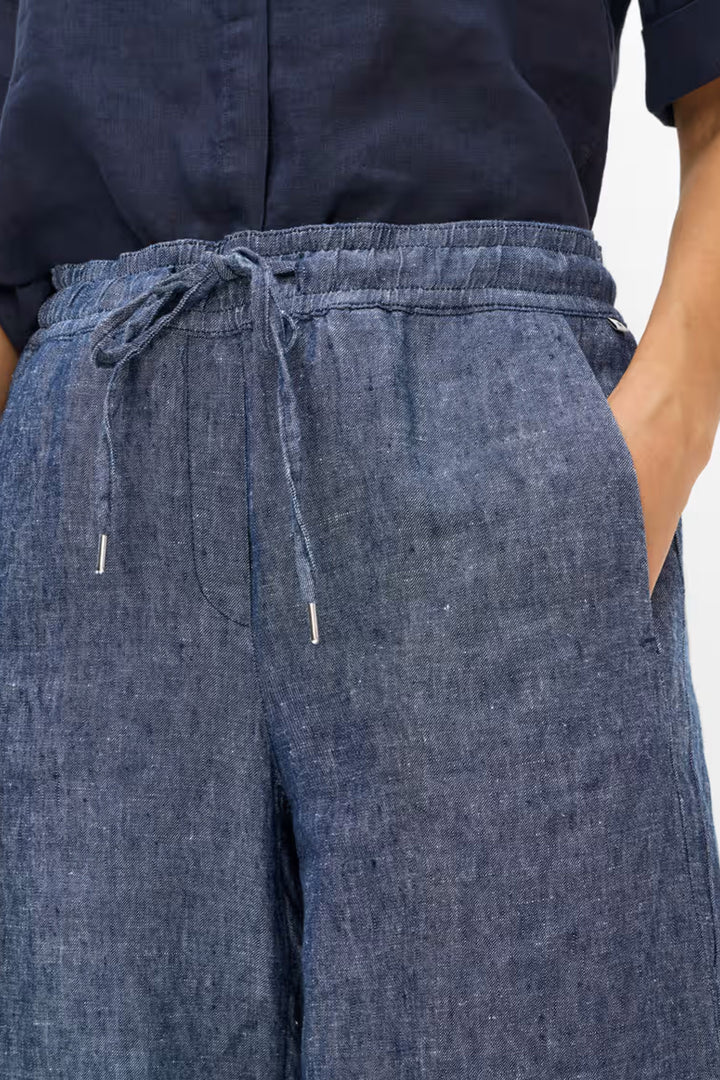 Farina Wide Leg Pant in Indigo Mood