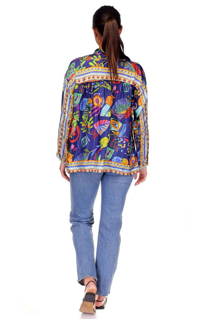 Farout Audrey Oversized Shirred-Back Shirt