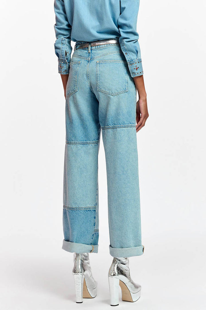 Faster Patchwork Jeans in Feeling Blue | FINAL SALE