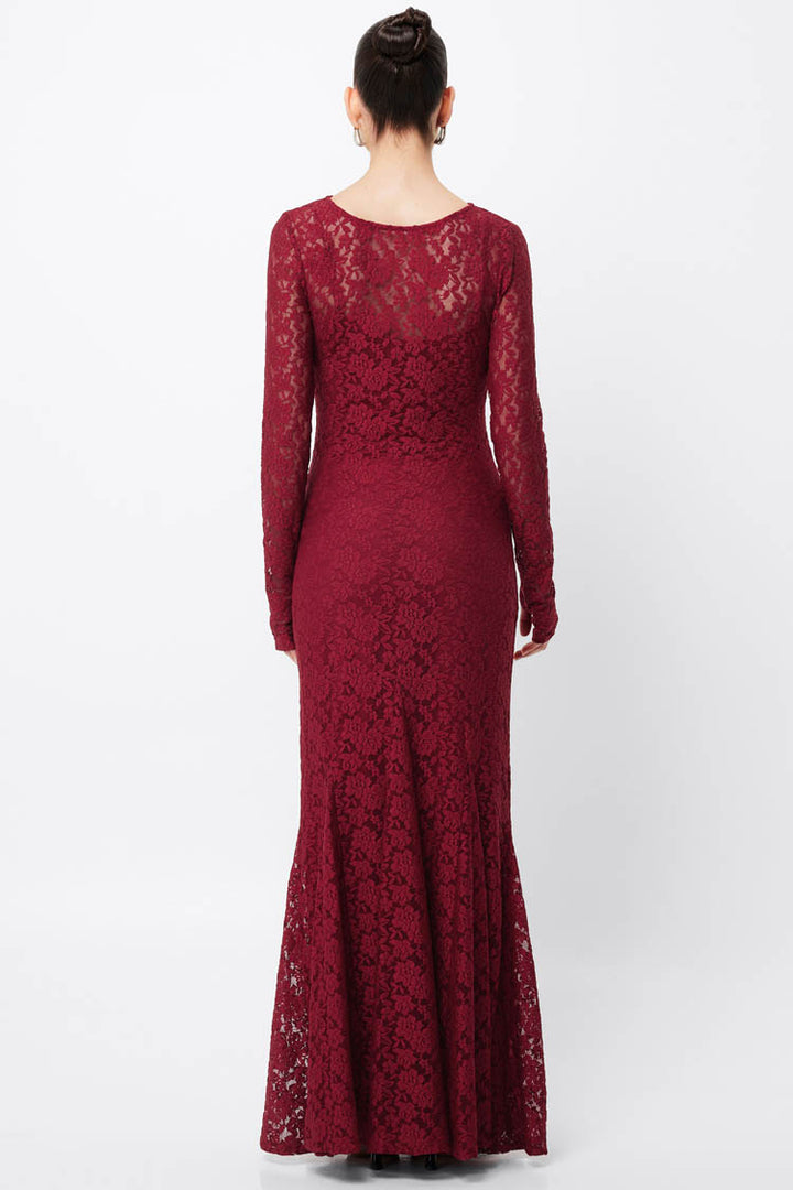 Fervour Maxi Dress in Crimson