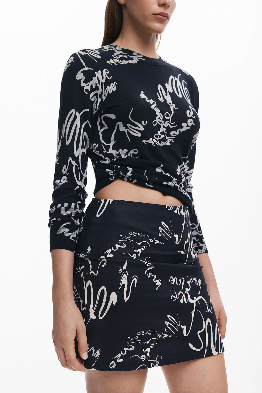 Fine Lettering Sweater
