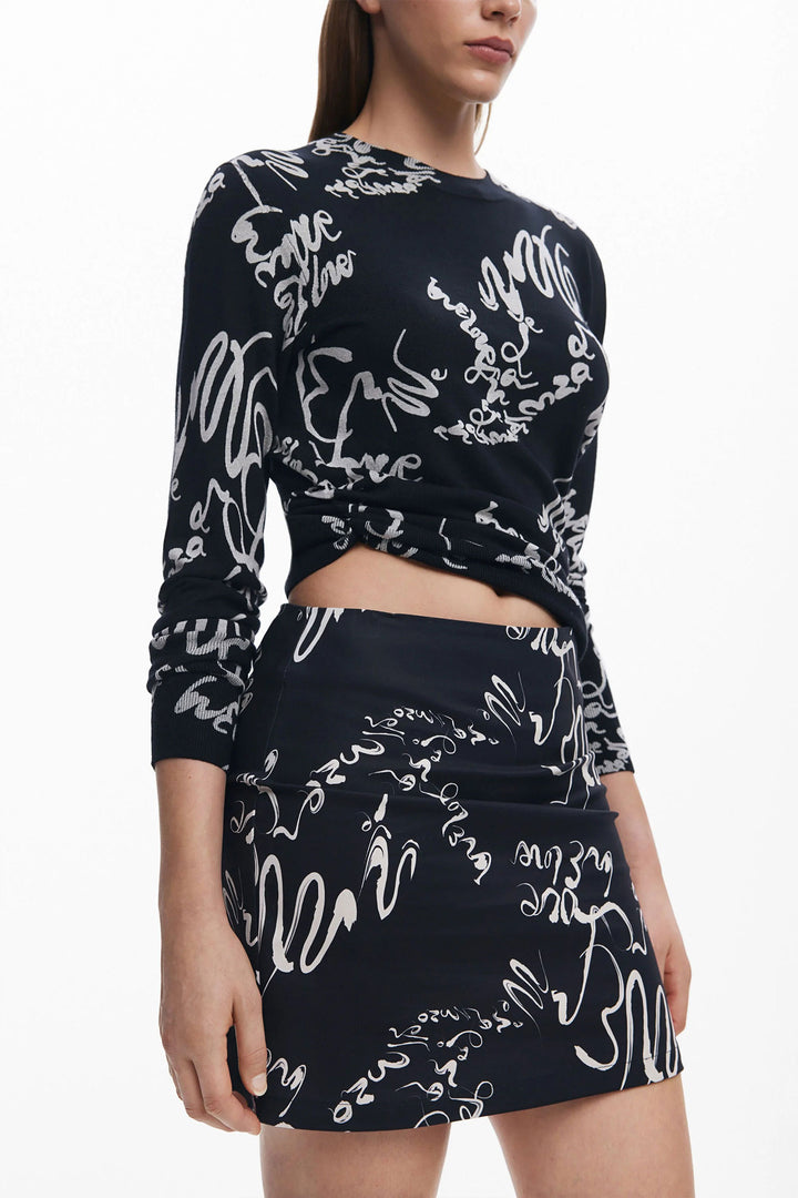 Fine Lettering Sweater