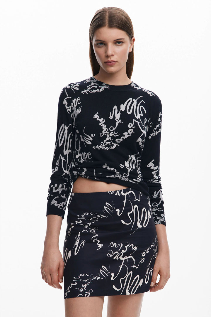 Fine Lettering Sweater