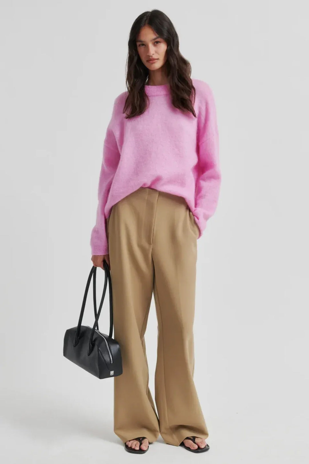 Fique Classic Trousers in Petrified Oak