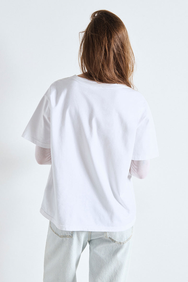 Fizvalley R-Neck SS T-Shirt in White