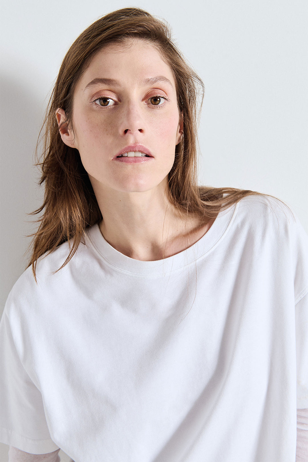 Fizvalley R-Neck SS T-Shirt in White