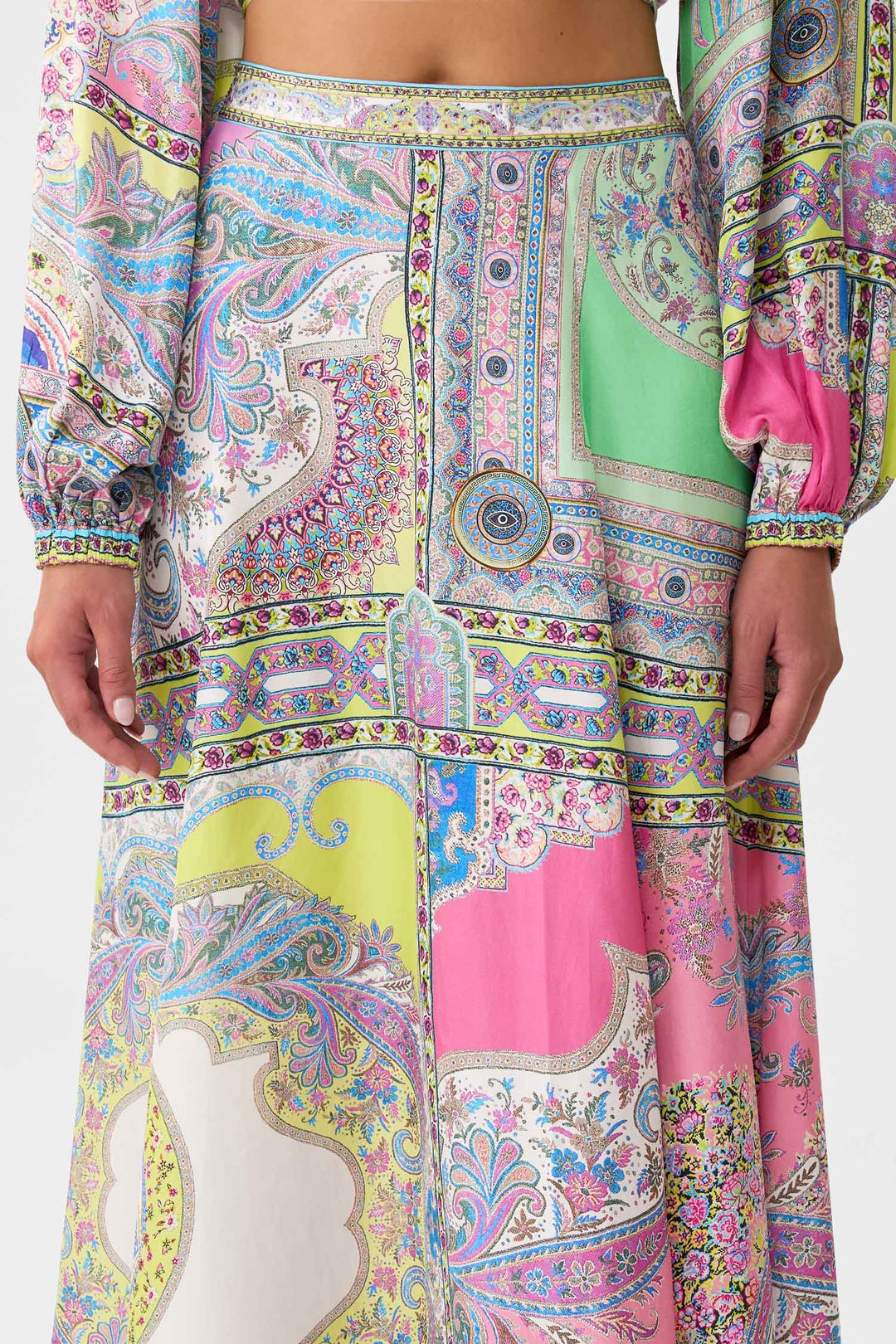 Flared Long Skirt in Magic Carpet Ride