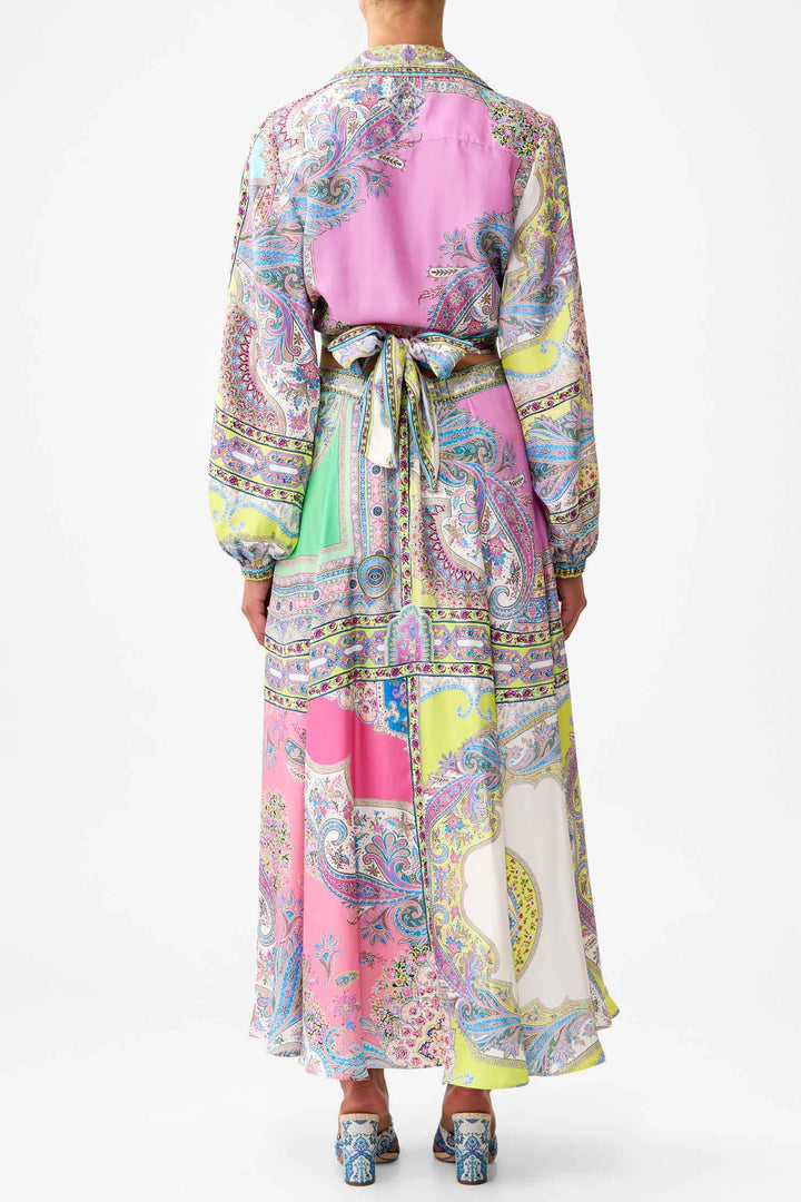 Flared Long Skirt in Magic Carpet Ride