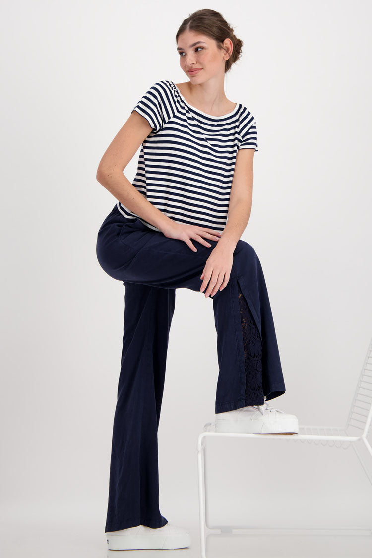 Flared Wide Leg Lace Pants | FINAL SALE