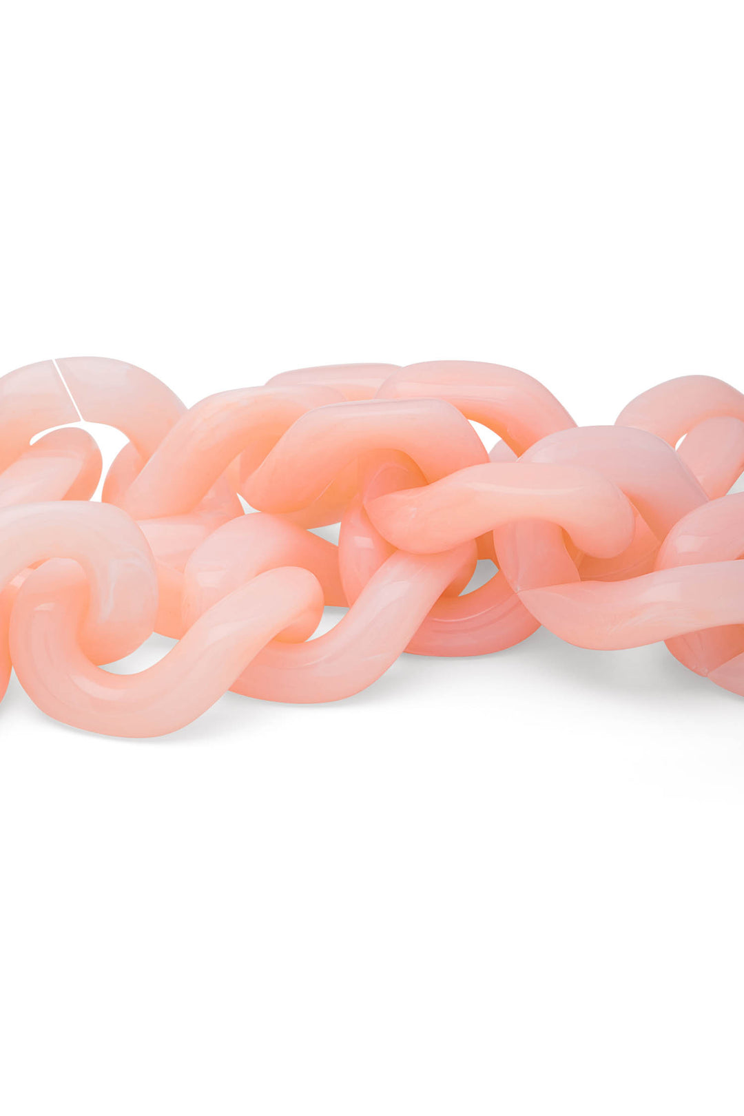 Flat Chain Necklace in Peach Sorbet