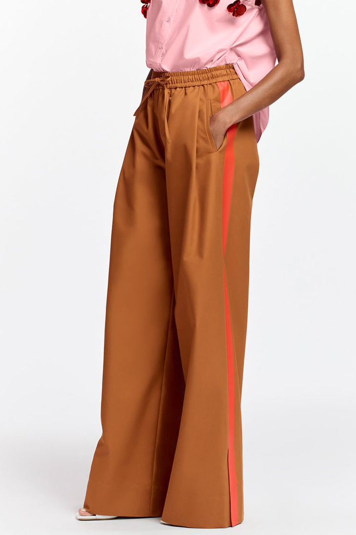 Fleetwoodmac Wide Leg Pants w Orange Stripe | FINAL SALE