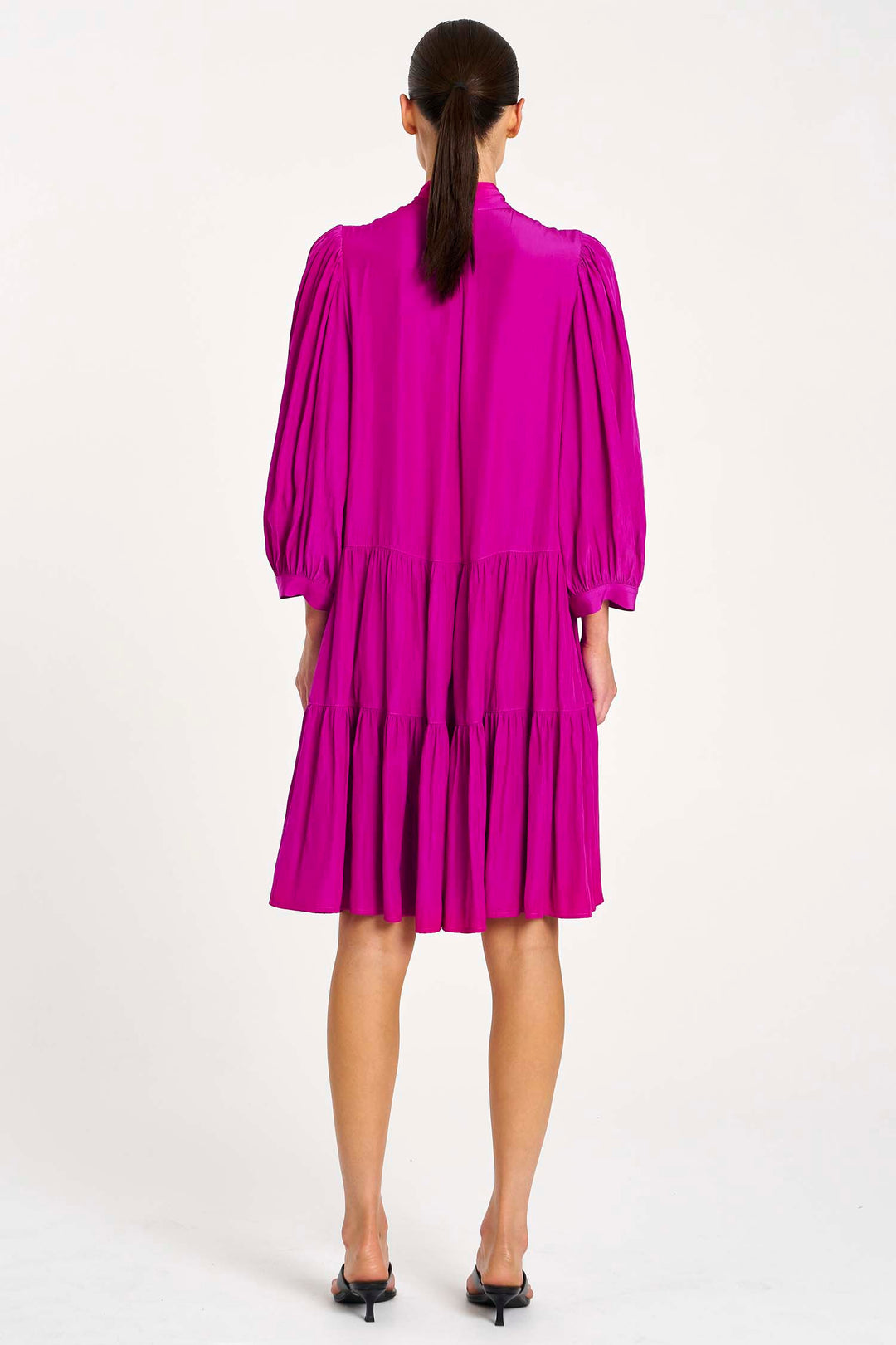 Fleur Dress in Magenta