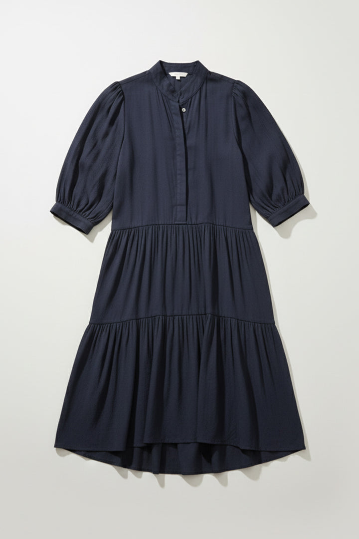 Fleur Dress in Navy