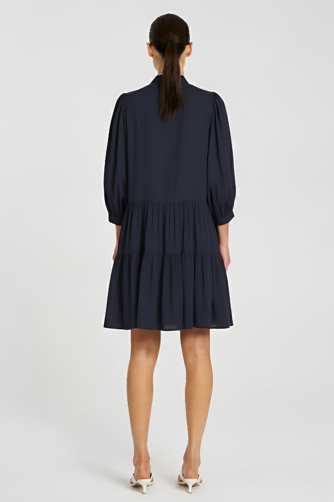 Fleur Dress in Navy