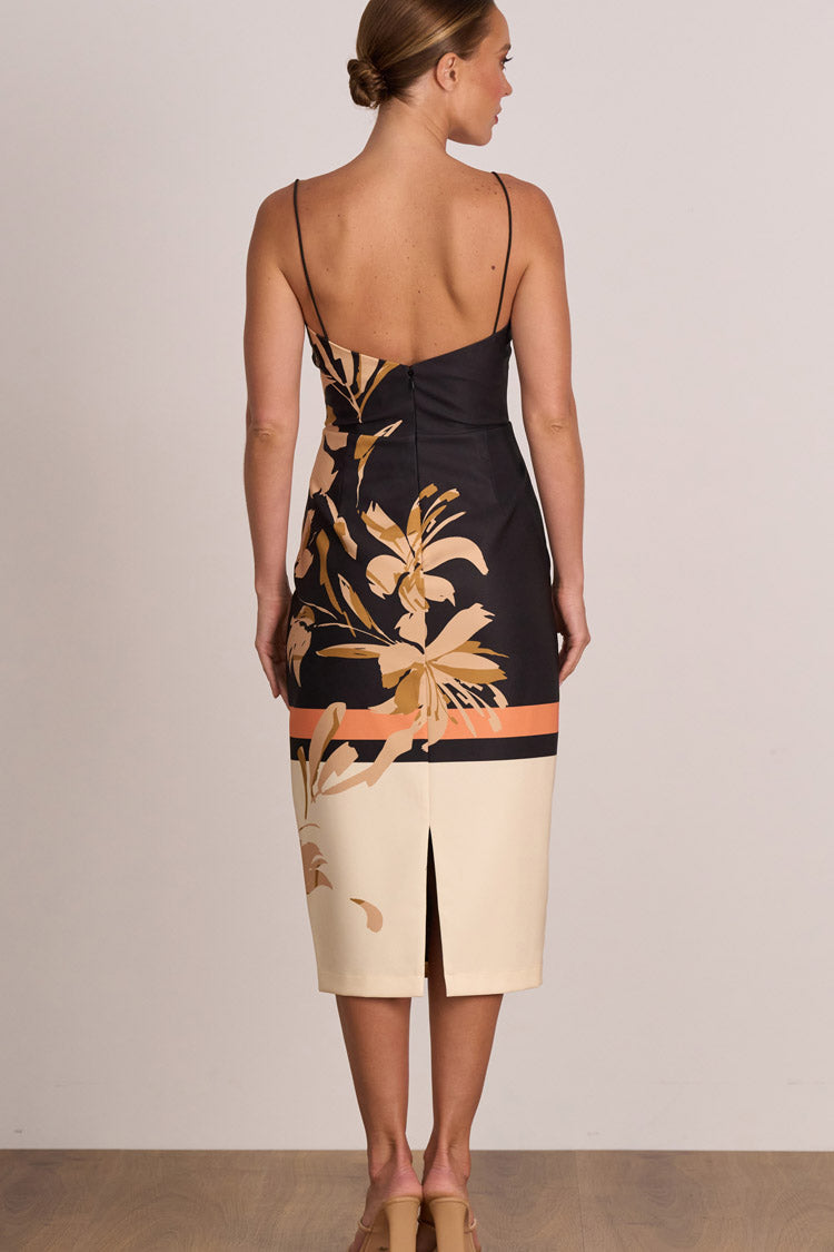 Flicker Strap Midi Dress