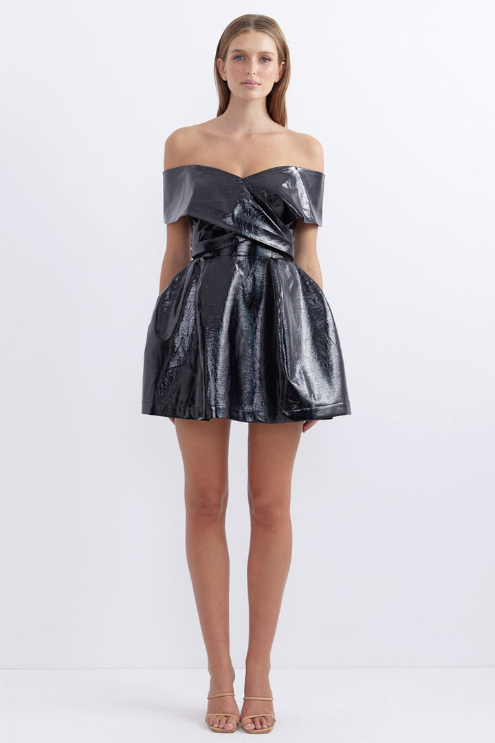 Flight Bell Patent Dress | FINAL SALE