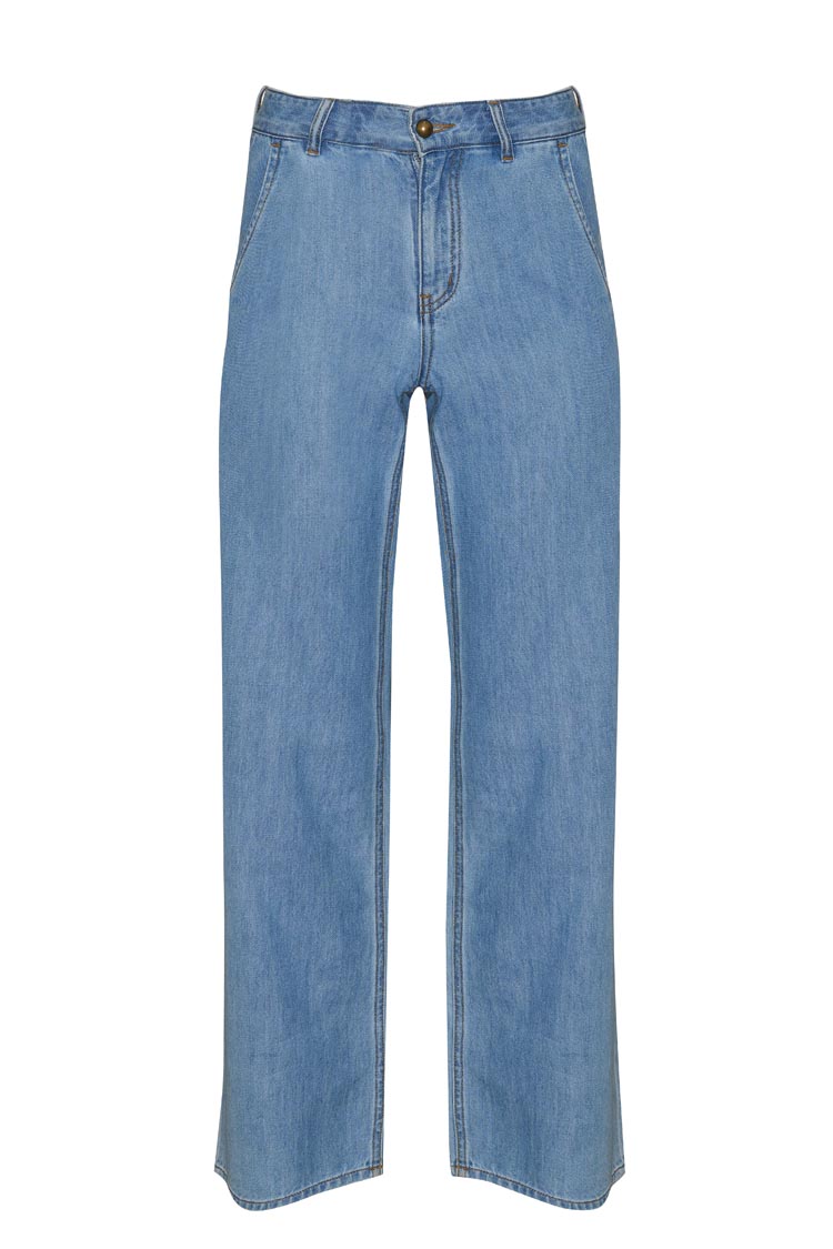 Flint Jean in Light Washed Denim