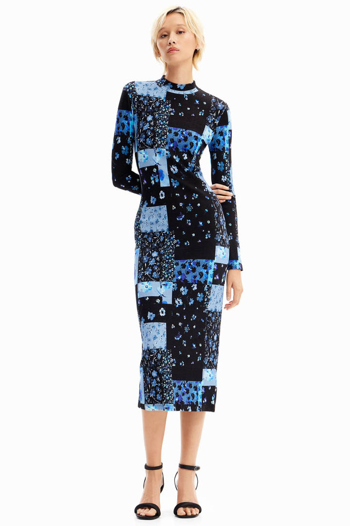 Floral Ribbed Midi Dress | FINAL SALE