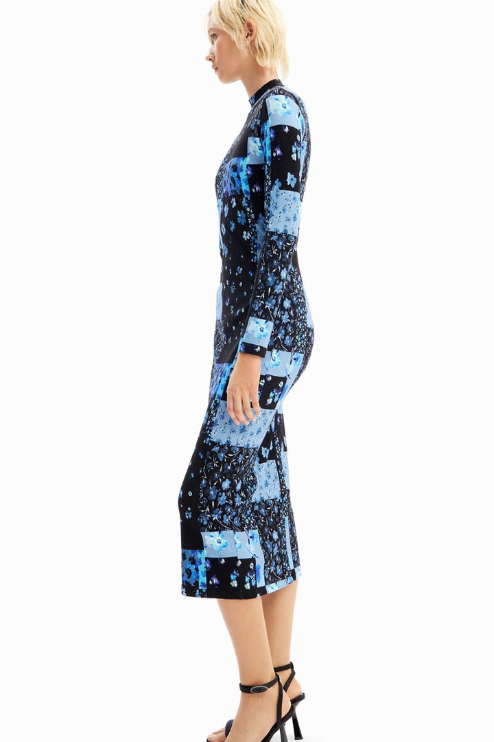 Floral Ribbed Midi Dress | FINAL SALE