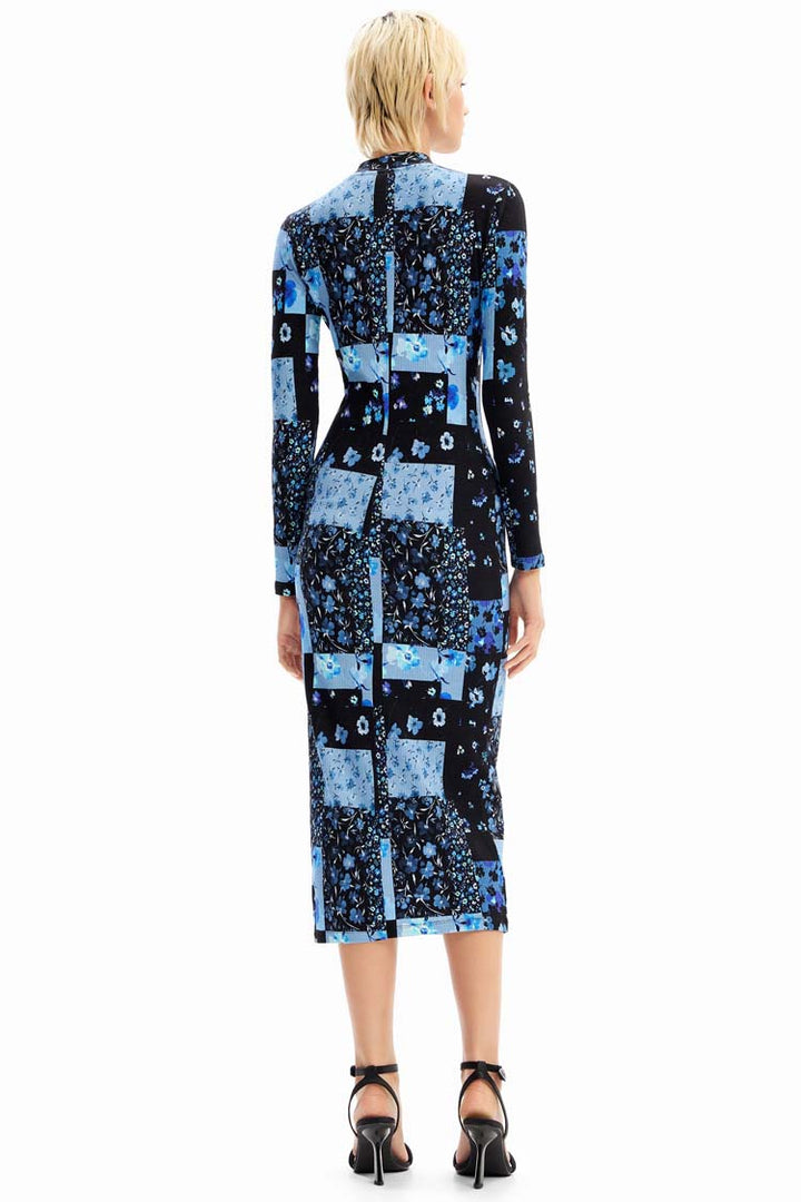 Floral Ribbed Midi Dress | FINAL SALE