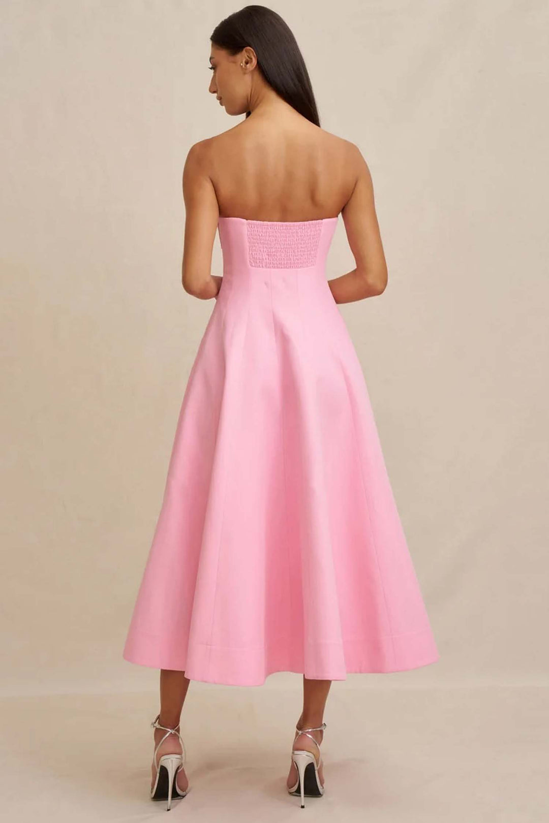 Florelle Strapless Dress in Pink