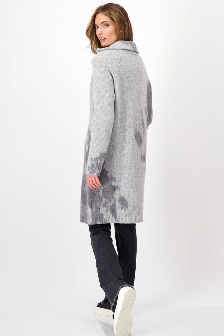 Fluffy Knitted Printed Coat | FINAL SALE