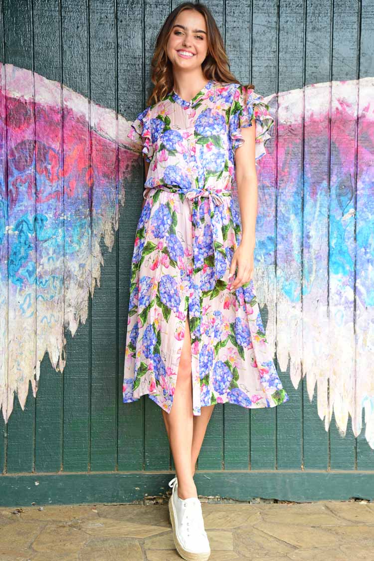 Flute Yourself Dress in Pink
