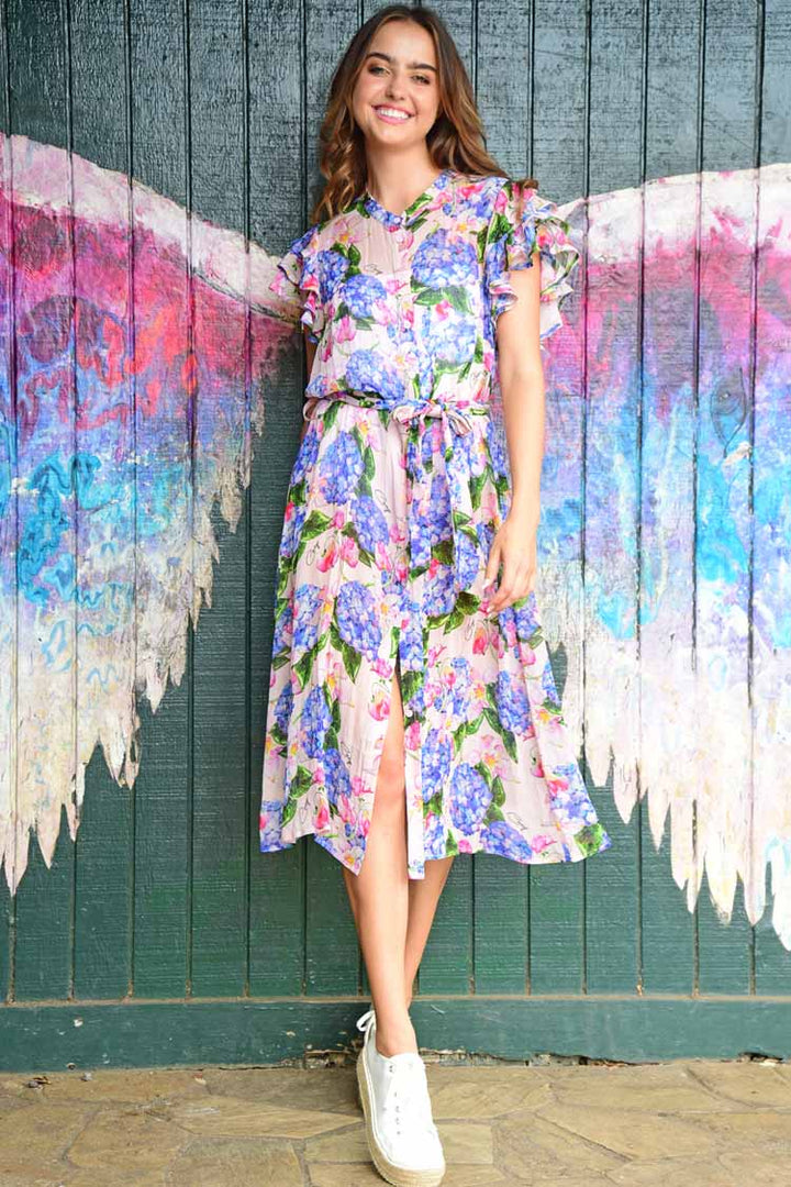 Flute Yourself Dress in Pink