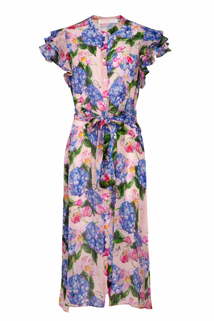 Flute Yourself Dress in Pink