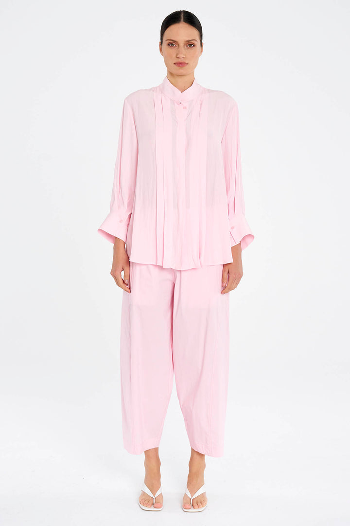 Folded Blouse in Rosebud