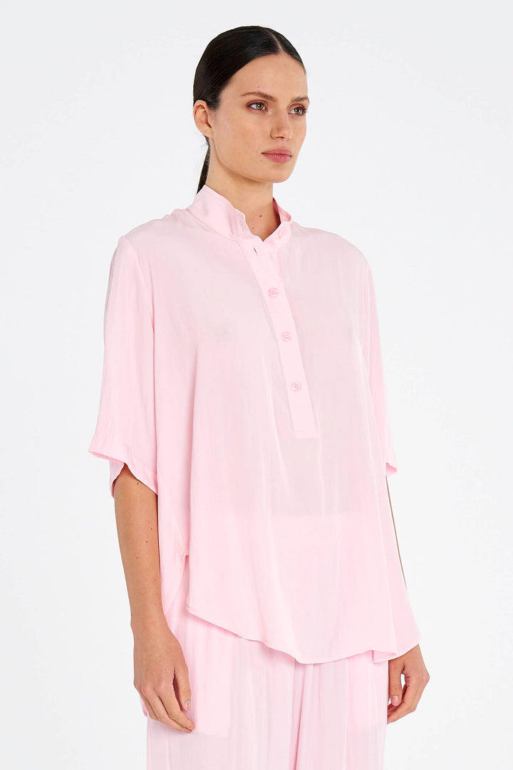 Folded Blouse in Rosebud