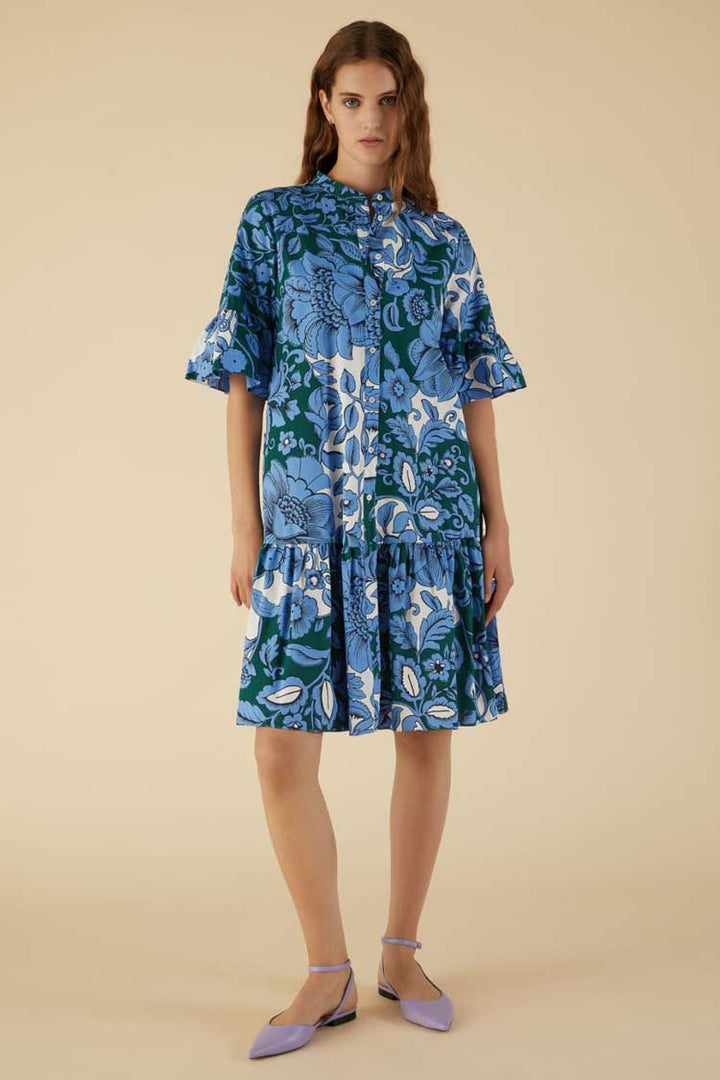 Formia Printed Floral Midi Dress