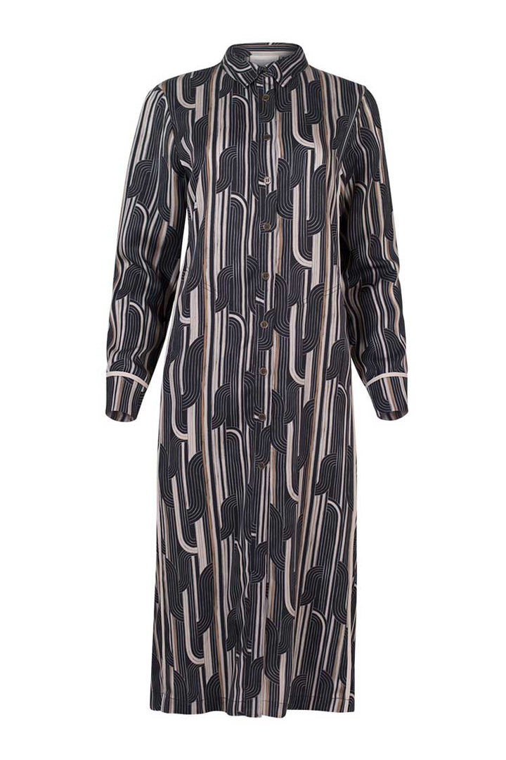 Freefall Dress in Black Multi