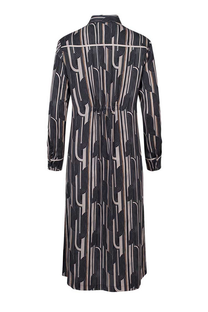 Freefall Dress in Black Multi