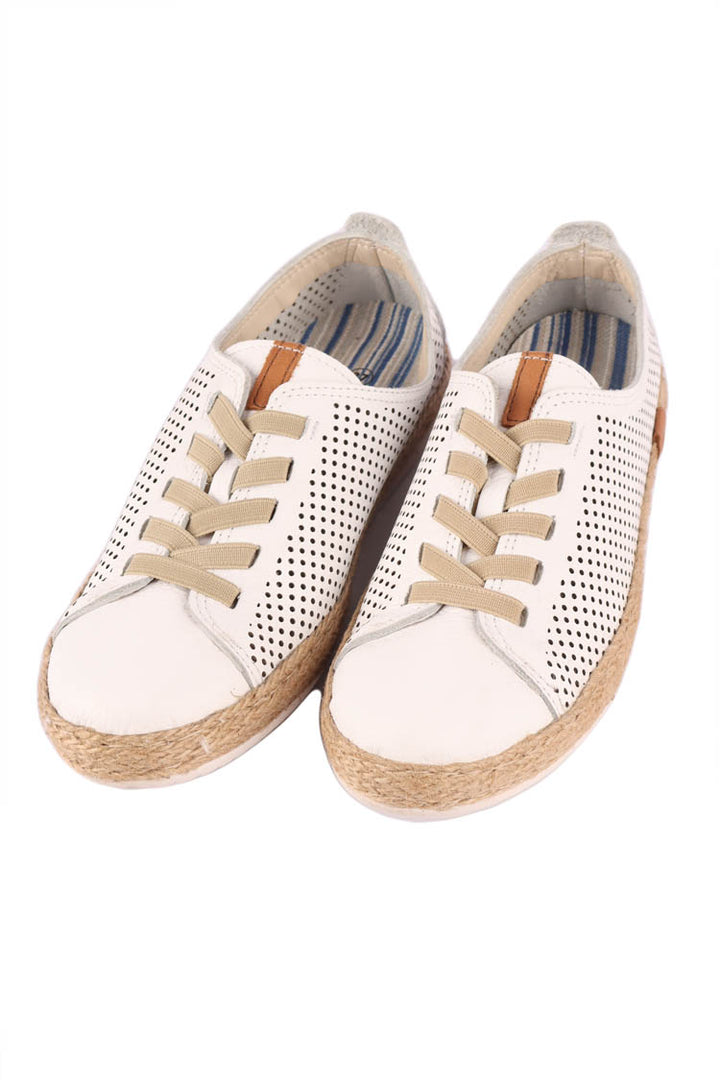 Fresh Slip On Flat in White