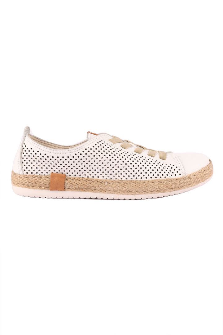 Fresh Slip On Flat in White