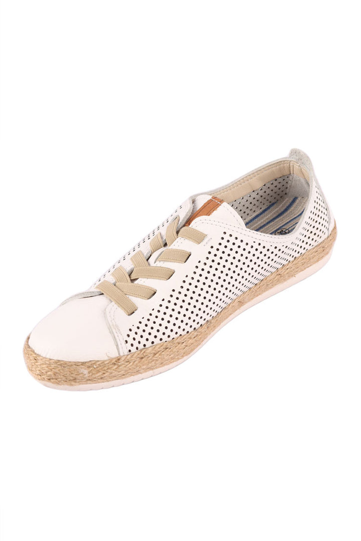 Fresh Slip On Flat in White