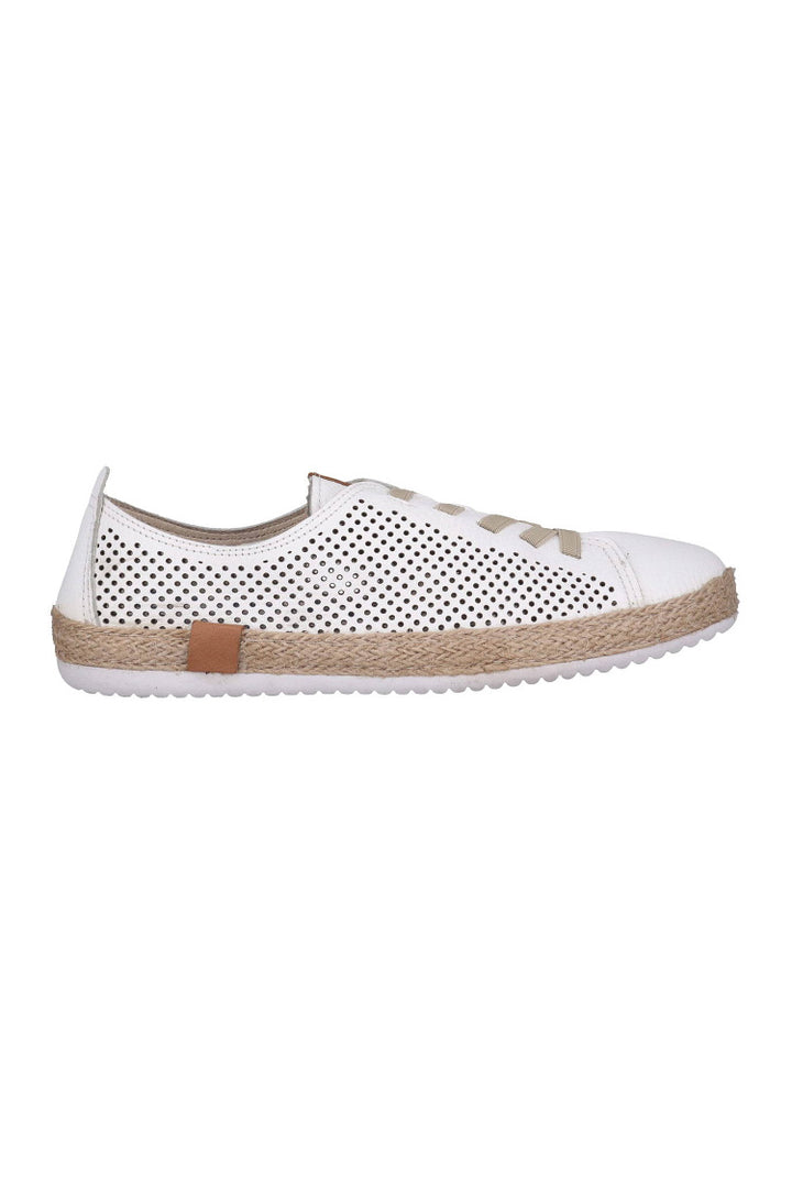 Fresh Slip On Flat in White