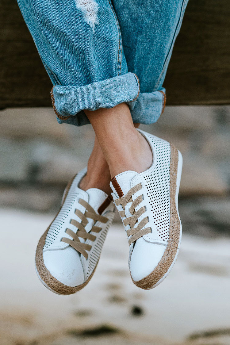 Fresh Slip On Flat in White